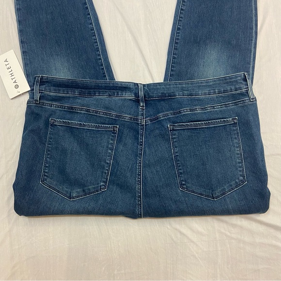 Athleta Sculptek Distressed Skinny Jeans All Around Stretch High Rise Size 24X - Picture 5 of 12